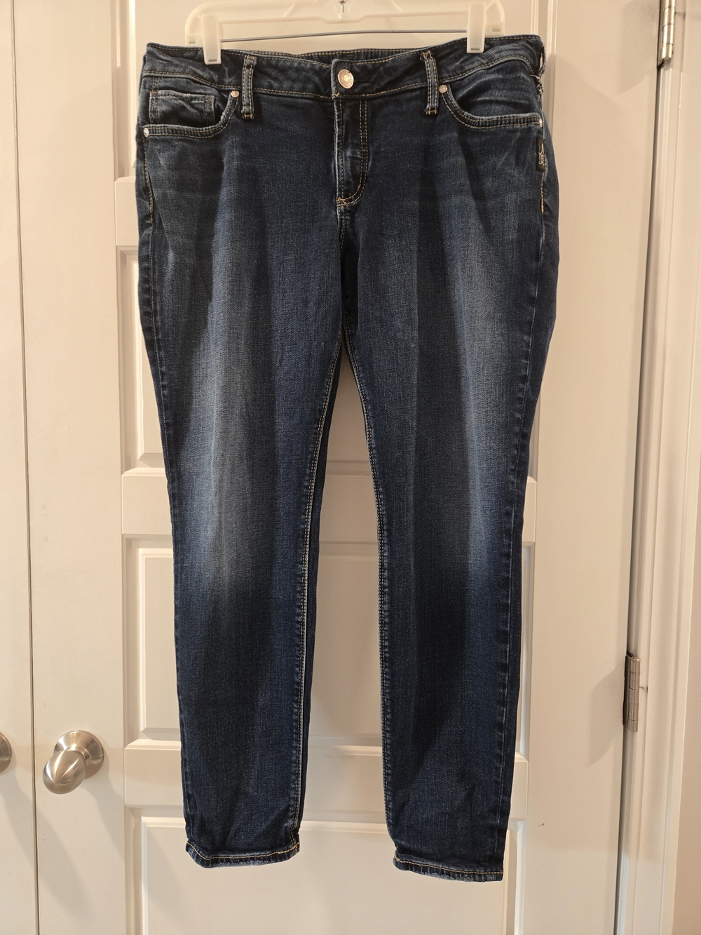 Silver Jeans Women’s Dark Blue Skinny Stretch Jeans